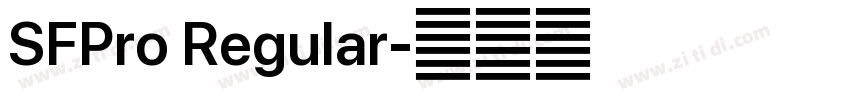 SFPro Regular字体转换